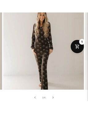 Forever French smiley pj set